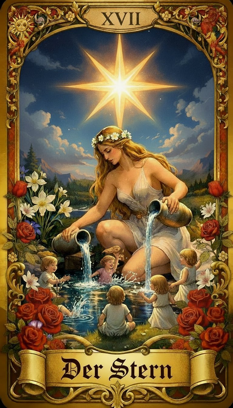 Der Stern - Tarotkarte XVII
